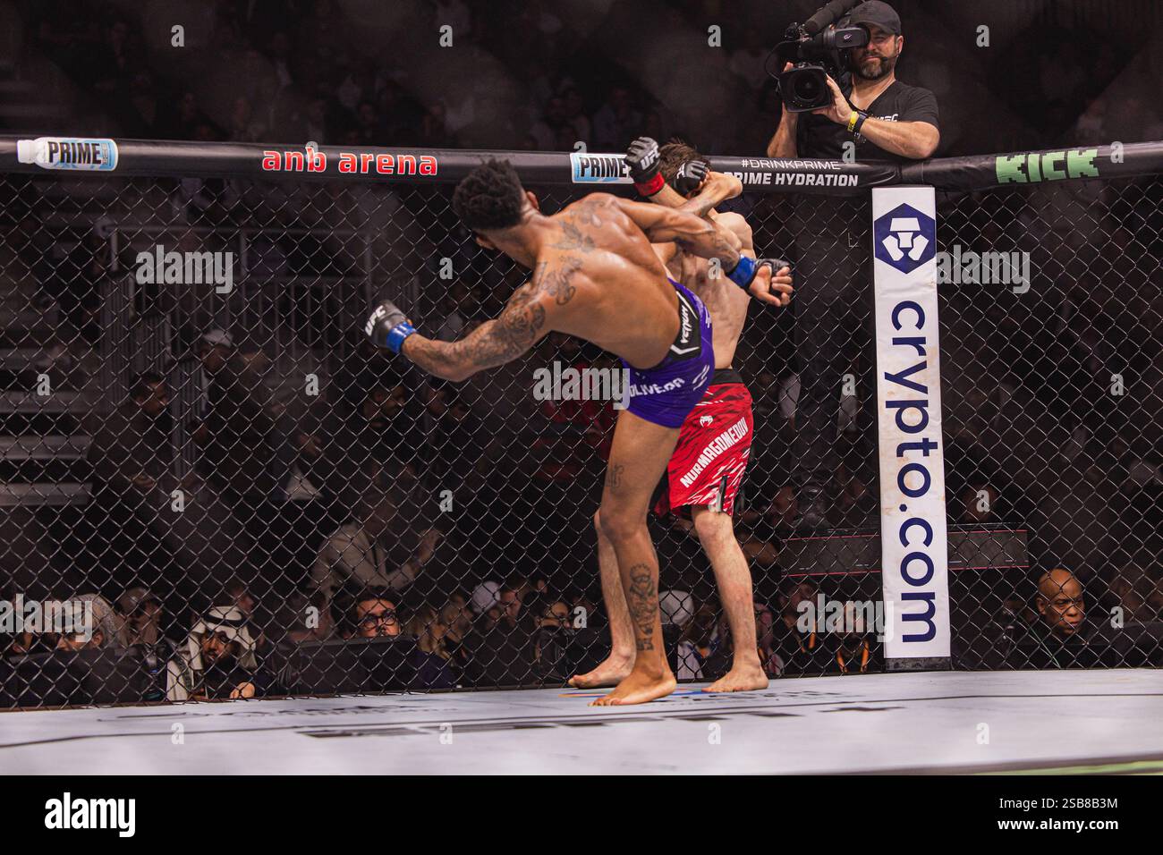Riyadh Saudi Arabia 01st Feb 2025 RIYADH SAUDI ARABIA FEBRUARY 1 Riyadh Saudi Arabia 01st Feb 2025 Riyadh Saudi Arabia February 1 Vinicius Oliveira Battles Said Nurmagomedov In Their Bantamweight Fight During The Ufc Fight Night Adesanya V Imavov Event At Anb Arena On February 1 2025 In Riyadh Saudi Arabia Photo By Danny Perezpximages Credit Px Imagesalamy Live News 2SB8B3M