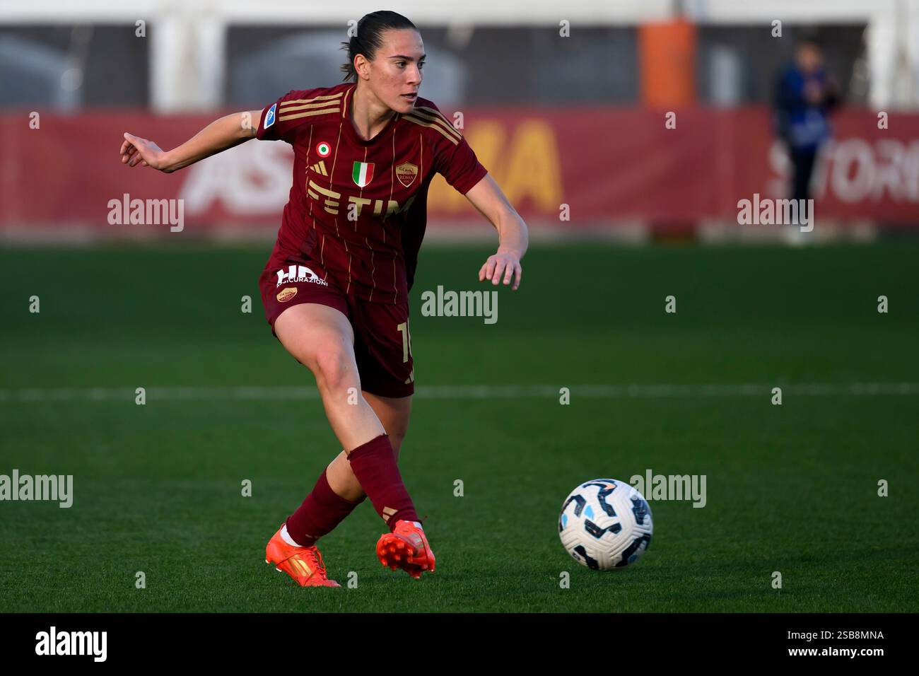 Roma Italy 01st Feb 2025 Alice Corelli Of AS Roma In Action During roma-italy-01st-feb-2025-alice-corelli-of-as-roma-in-action-during