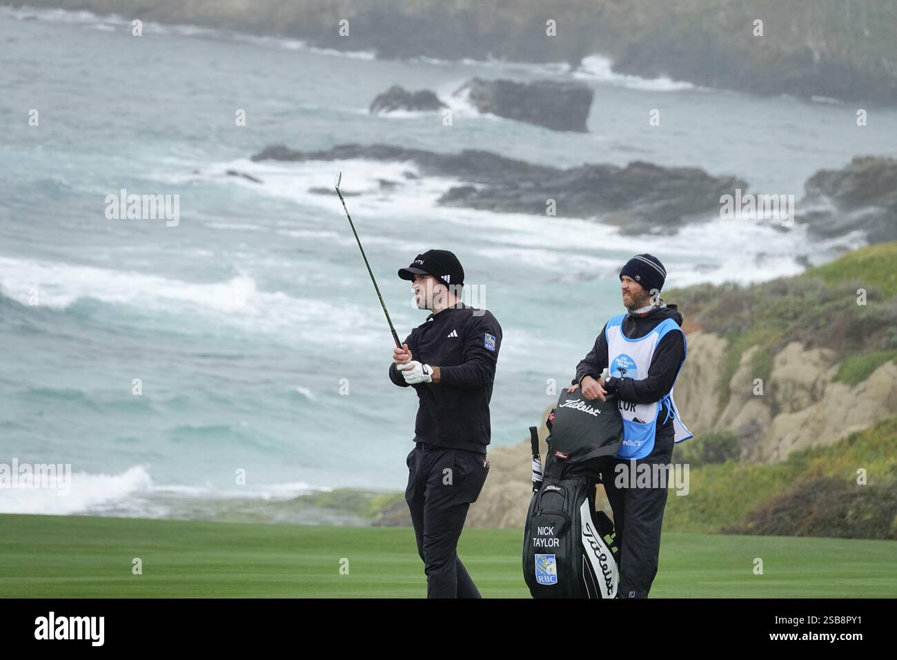 Pebble Beach, California, USA February 1st, 2025 Nick Taylor, past