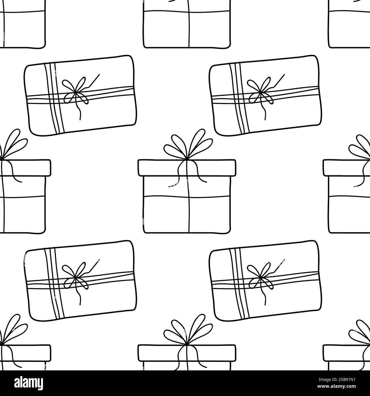 Gift and present pattern design for festive occasions and celebrations Stock Vector