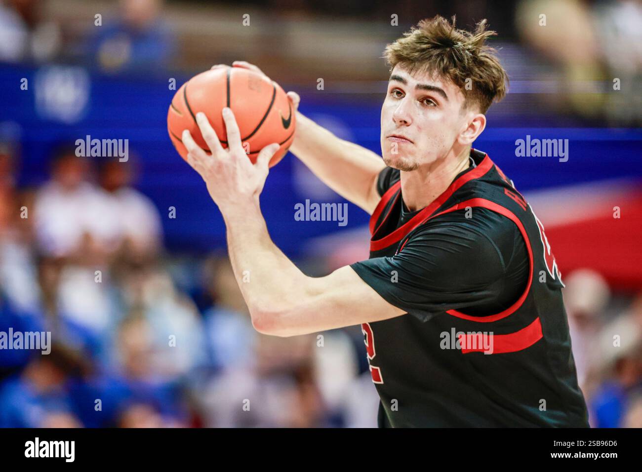 Dallas, Texas, USA. 1st Feb, 2025. Stanford Cardinal forward MAXIME ...
