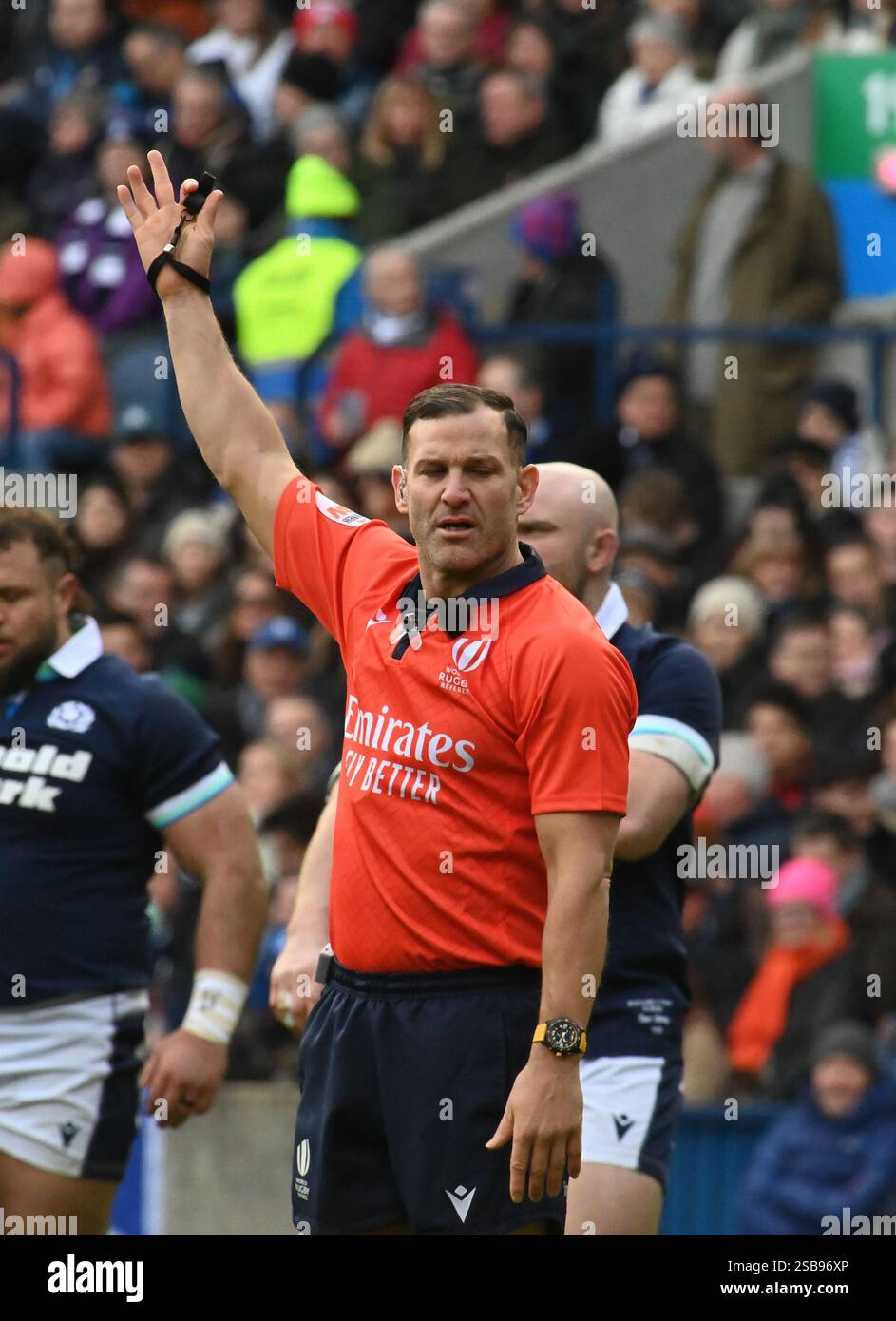 Scottish Gas Murrayfield Stadium. Edinburgh.Scotland.UK. 1st Feb .2025