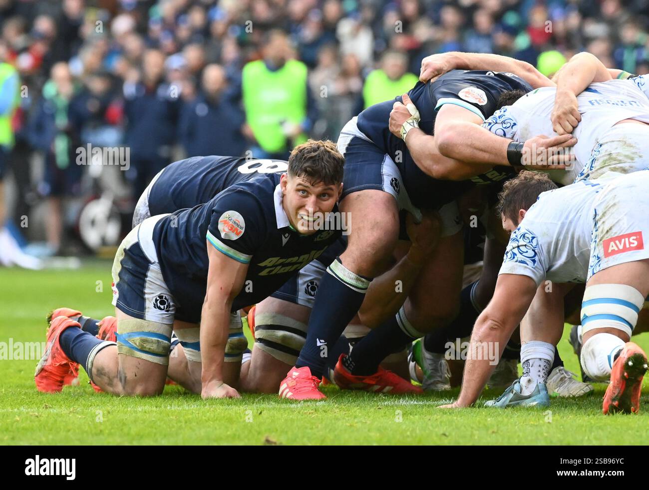 Scottish Gas Murrayfield Stadium. Edinburgh.Scotland.UK. 1st Feb .2025