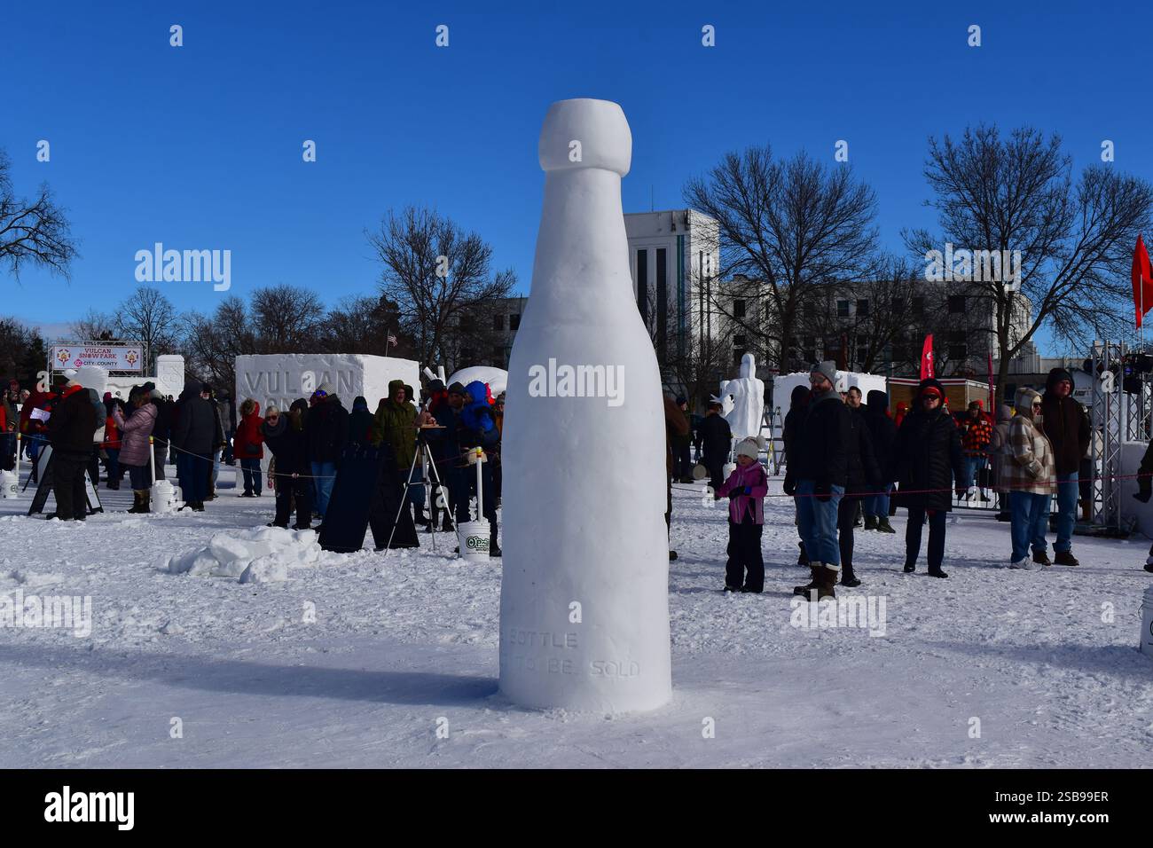 St Paul, Minnesota, USA January 26, 2025 Saint Paul Winter Carnival