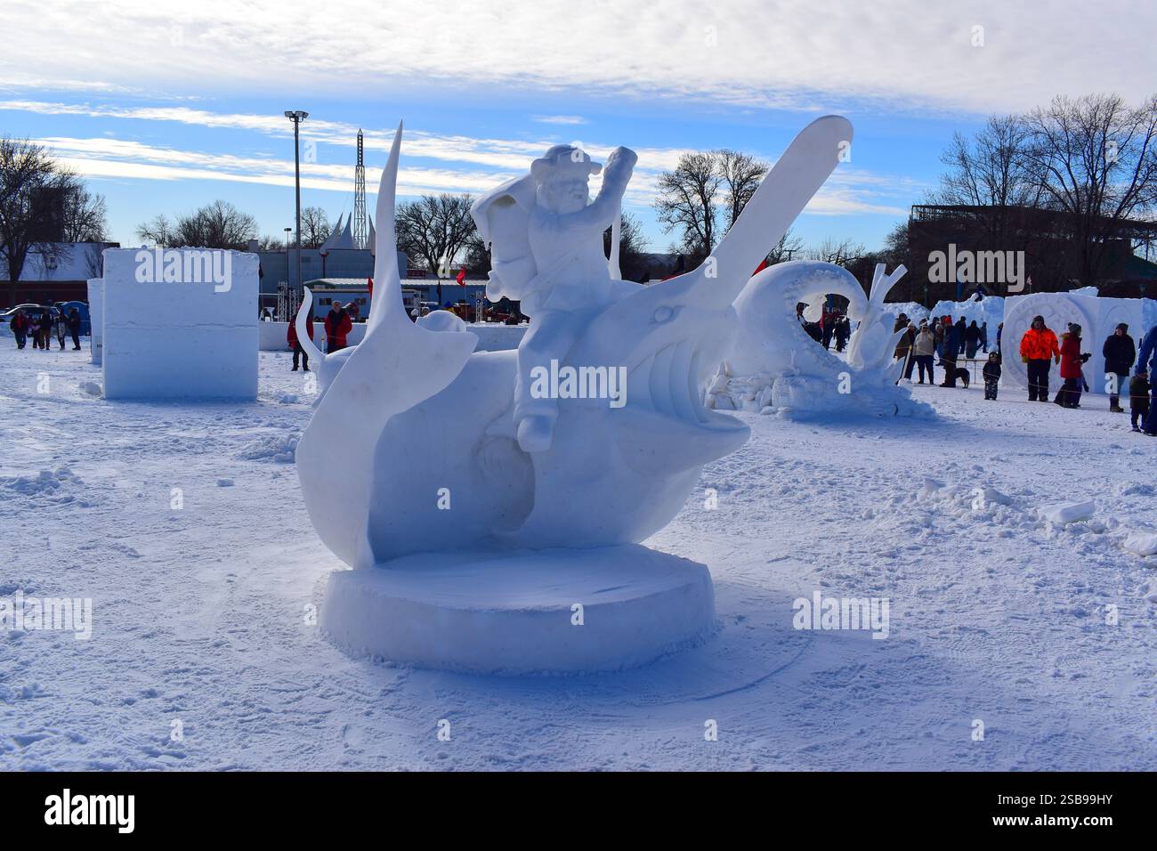 St Paul, Minnesota, USA January 26, 2025 Saint Paul Winter Carnival