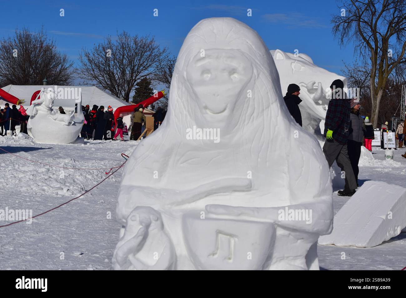 St Paul, Minnesota, USA January 26, 2025 Saint Paul Winter Carnival