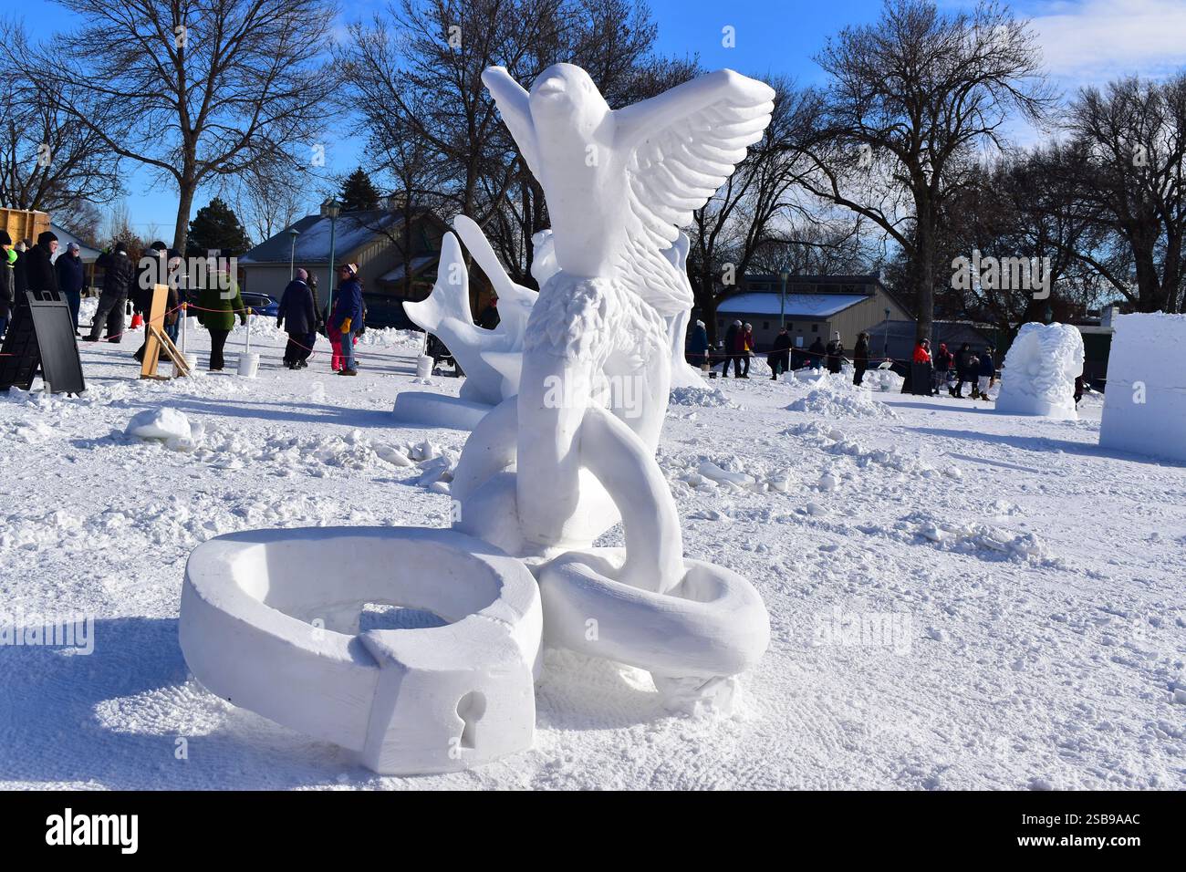 St Paul, Minnesota, USA January 26, 2025 Saint Paul Winter Carnival