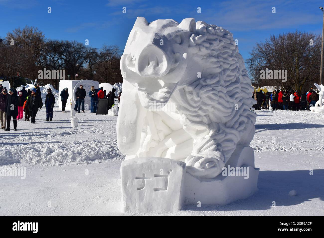 St Paul, Minnesota, USA January 26, 2025 Saint Paul Winter Carnival