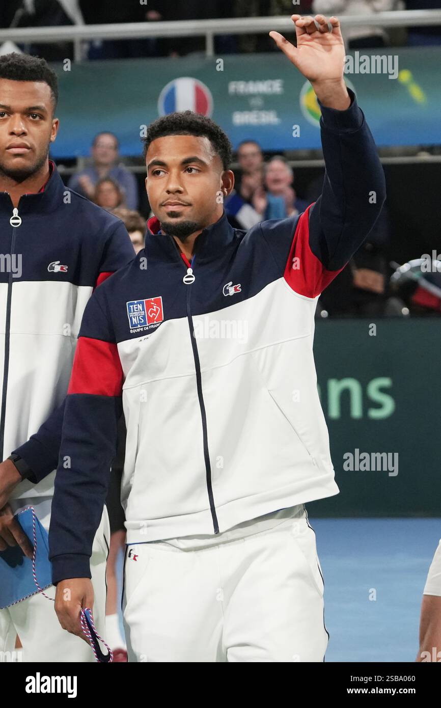 Arthur Fils of France during the Davis Cup 2025, Qualifiers Tennis