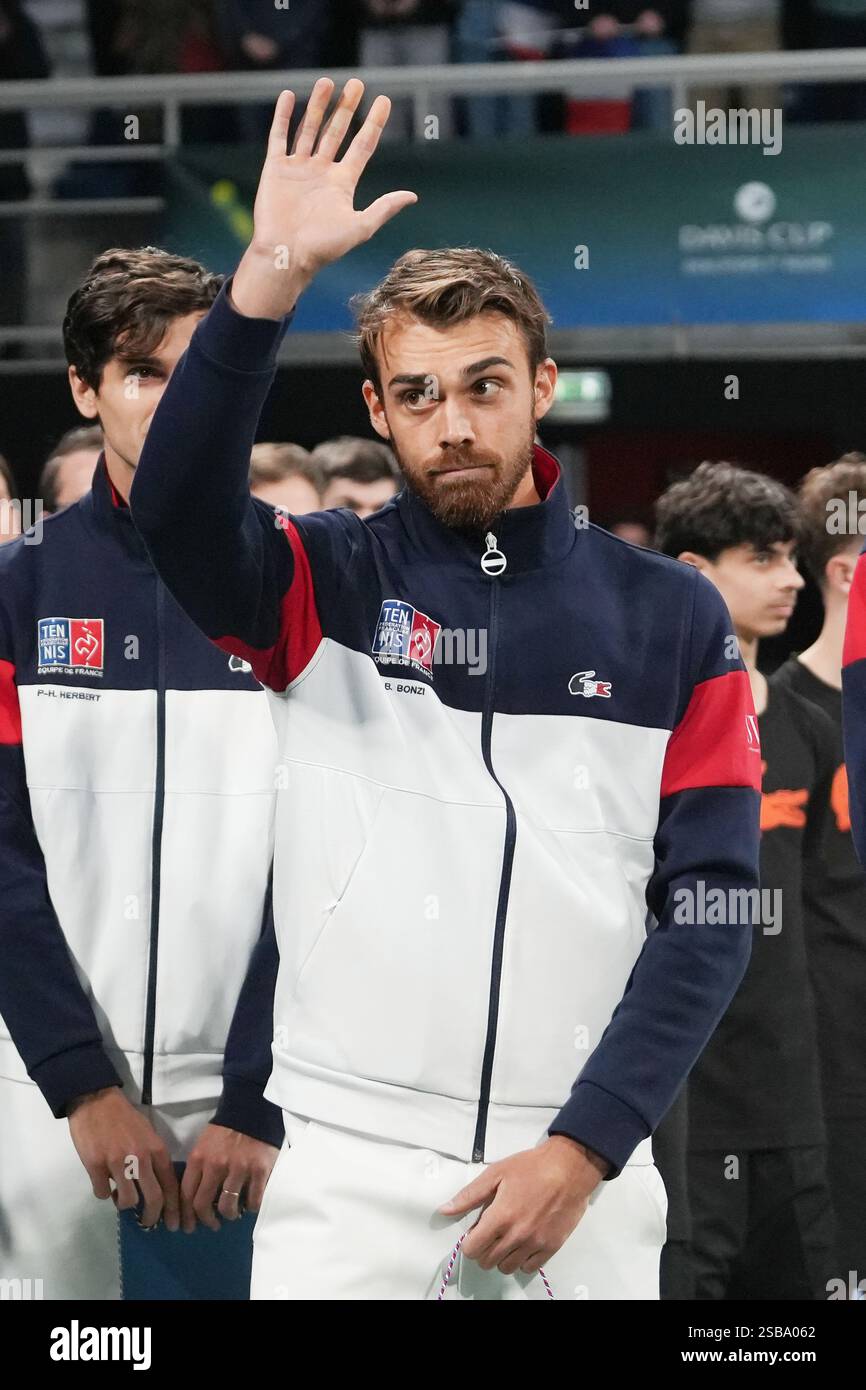 Benjamin Bonzi of France during the Davis Cup 2025, Qualifiers Tennis