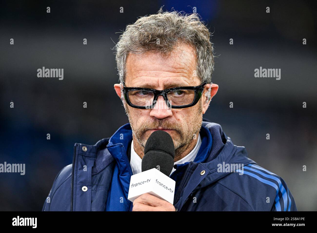 Coach Fabien Galthie during the 6 or Six Nations Championship rugby