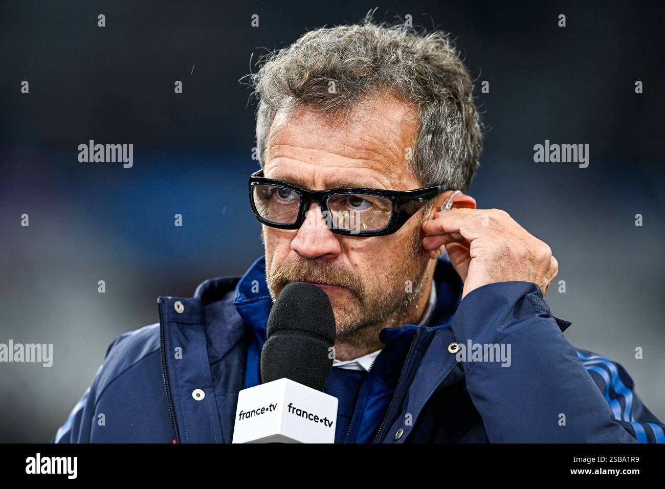 Coach Fabien Galthie during the 6 or Six Nations Championship rugby