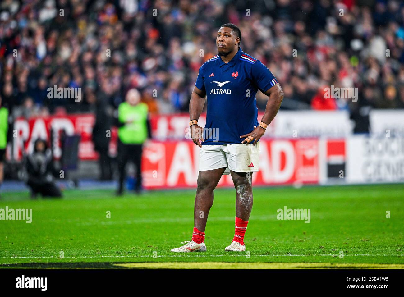 Colombe during the 6 or Six Nations Championship rugby