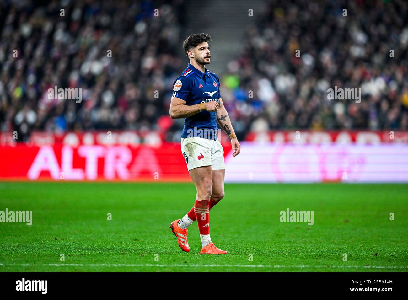 Romain Ntamack during the 6 or Six Nations Championship rugby match