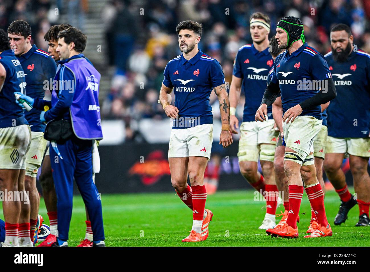 Romain Ntamack during the 6 or Six Nations Championship rugby match