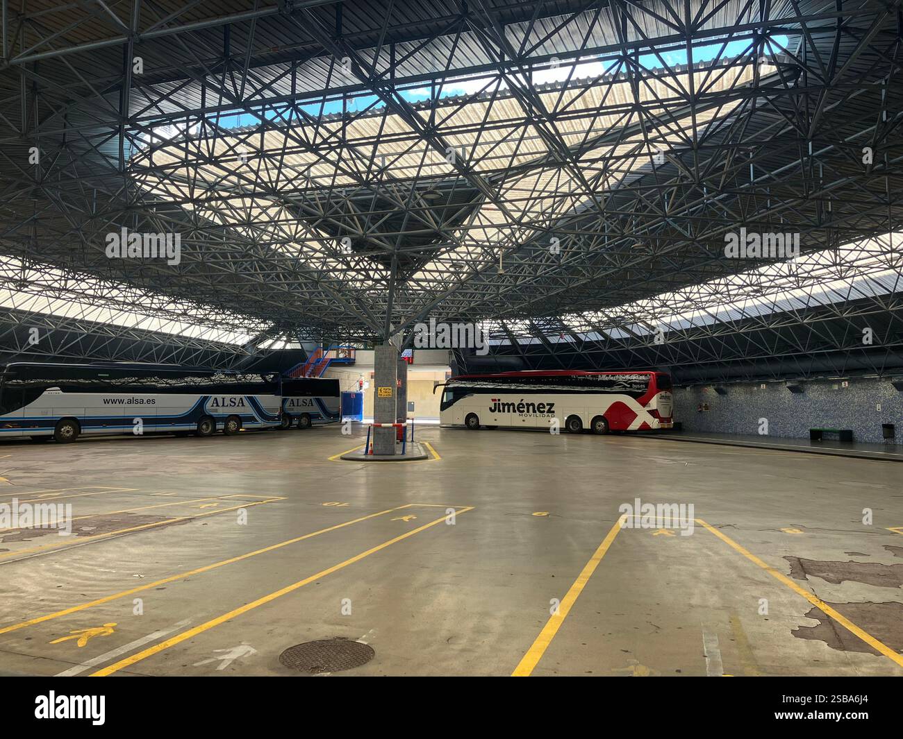 Estación de Autobuses de Burgos - Smartphone Captured Stock Image