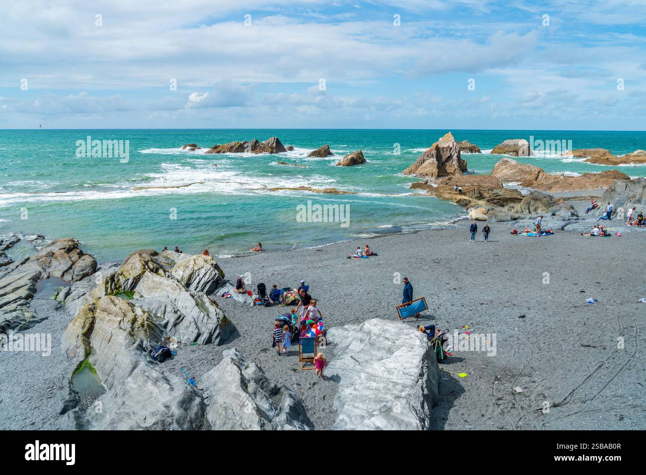 Tunnels Beaches, Ilfracombe, Devon, England, United Kingdom, Europe Stock Photo