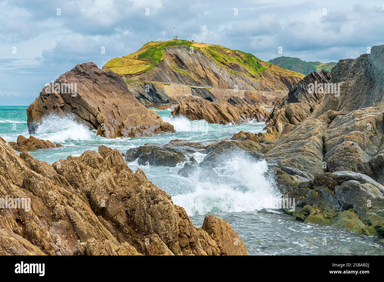 Tunnels Beaches, Ilfracombe, Devon, England, United Kingdom, Europe Stock Photo