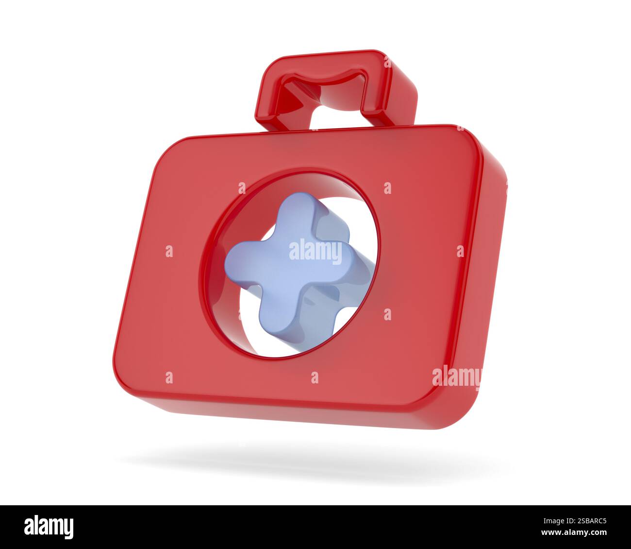 first aid kit on white background. Isolated 3D illustration Stock Photo ...