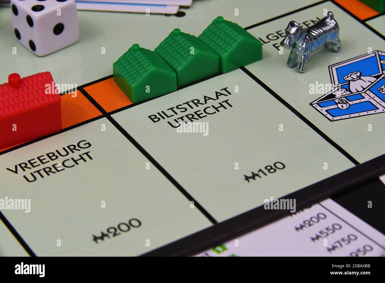 Den Helder, Netherlands. January 20, 2025. Close up of the board game ...