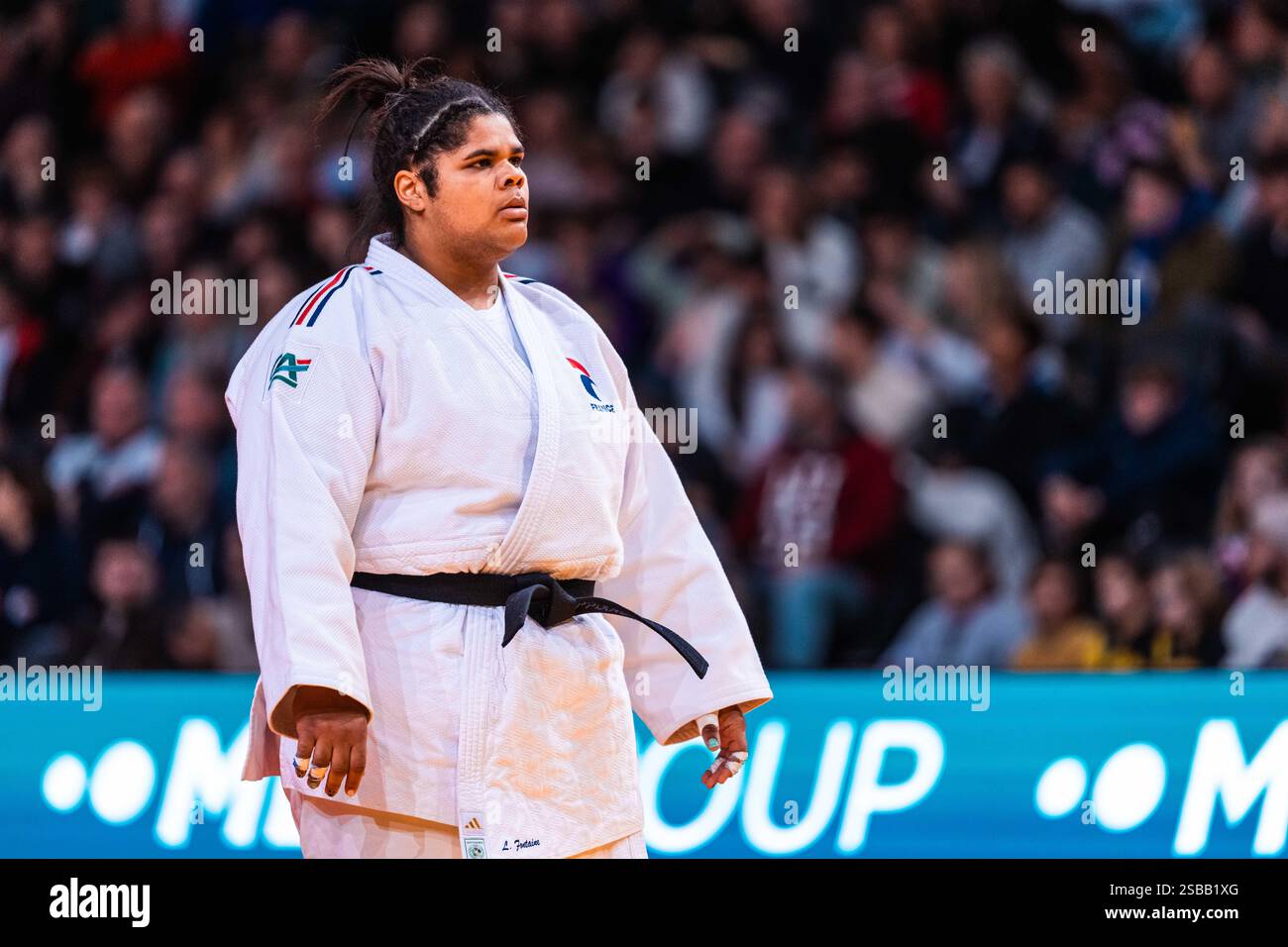 Lea FONTAINE (FRA) quarter final Women’s +78Kg during the Paris Grand