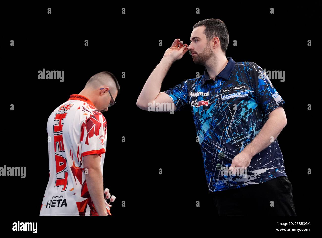 Luke Humphries During His Quarter Final Match Against Damon Heta On Day