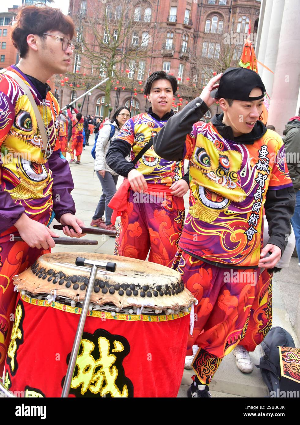 Manchester, UK, 2nd February, 2025. Participants in the Chinese New
