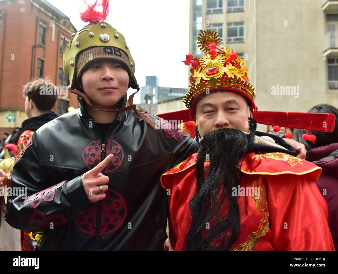 Manchester, UK, 2nd February, 2025. Participants in the Chinese New