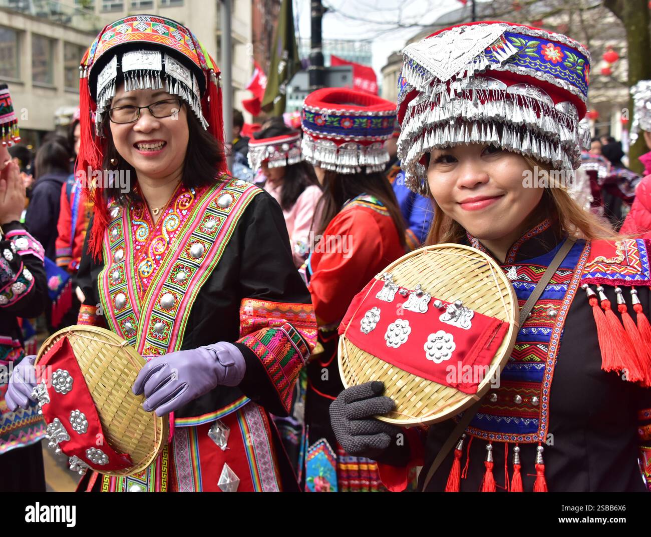 Manchester, UK, 2nd February, 2025. Participants in the Chinese New