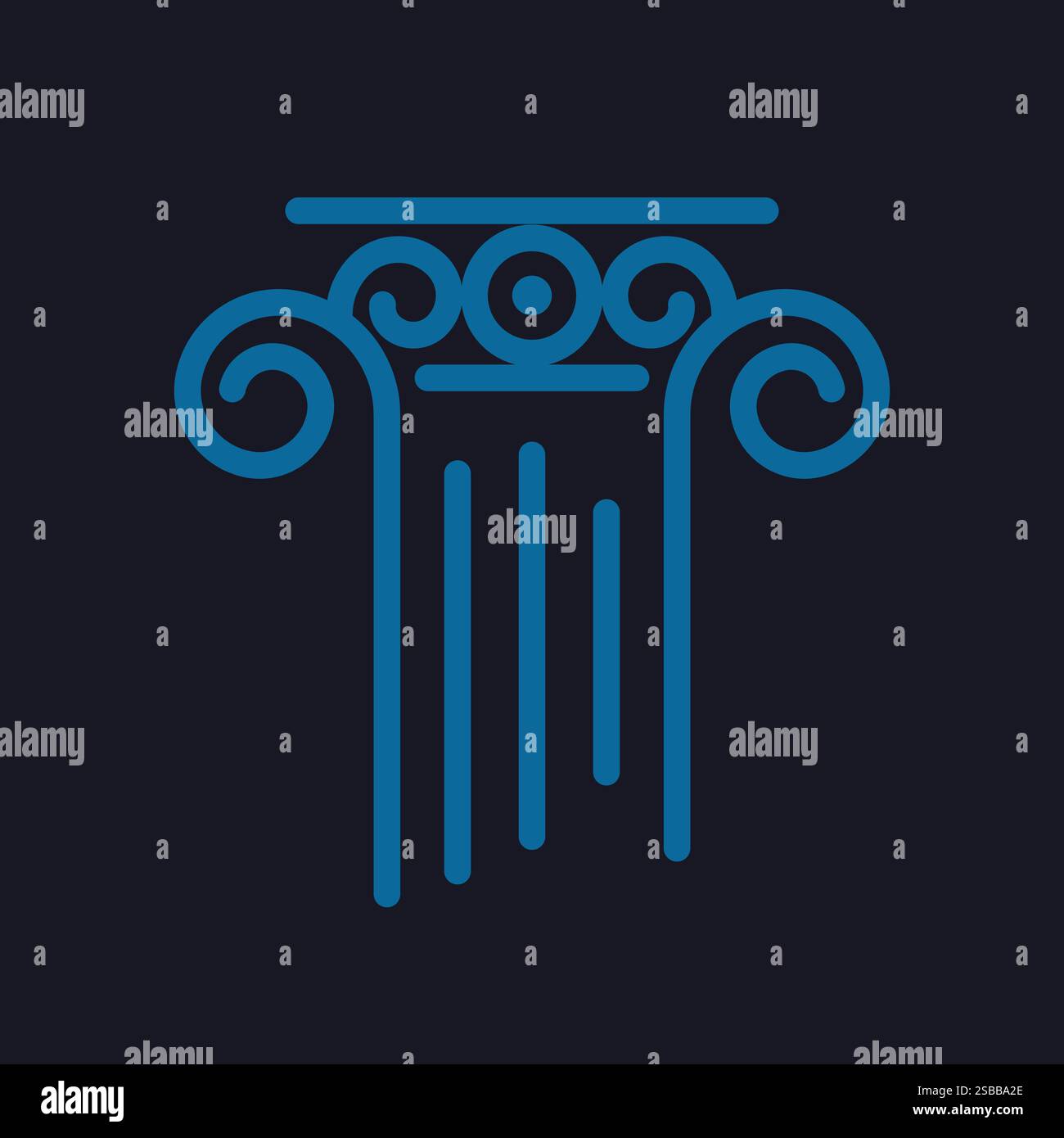 A Roman Pillar lineart symbol Greek column Stock Vector Image & Art - Alamy