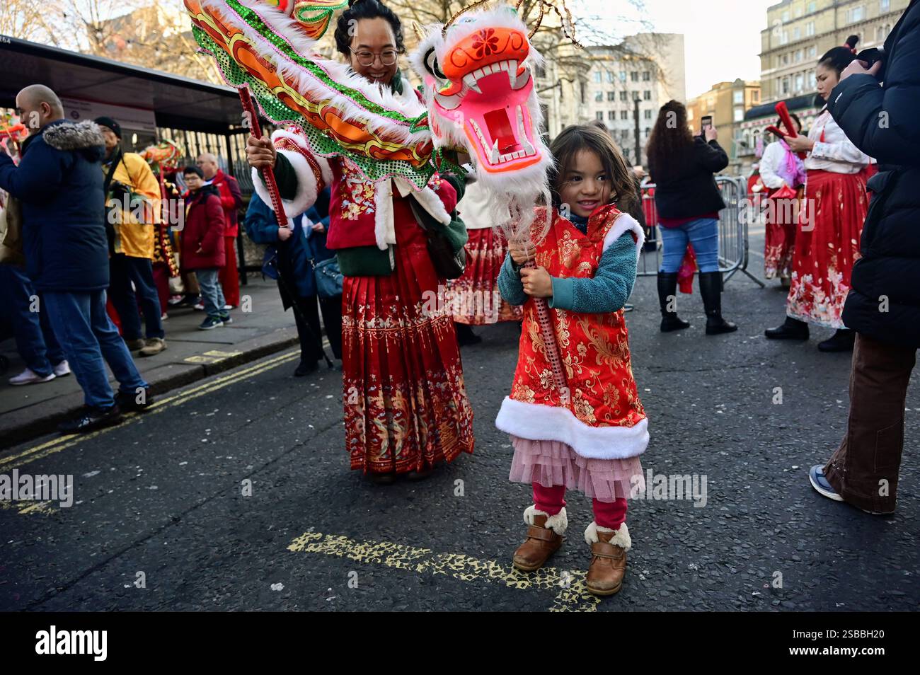 LONDON, UK. 2nd Feb, 2025. 2025 year of the snake - Chinese New Year ...