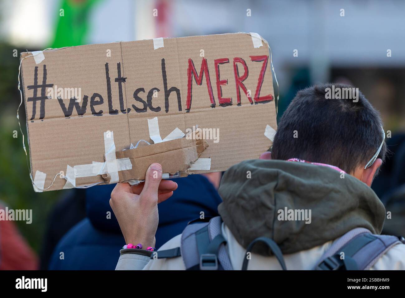 Demostration Brandmauer statt Rechtsruck, Nürnberg, 02.02.2025 ...