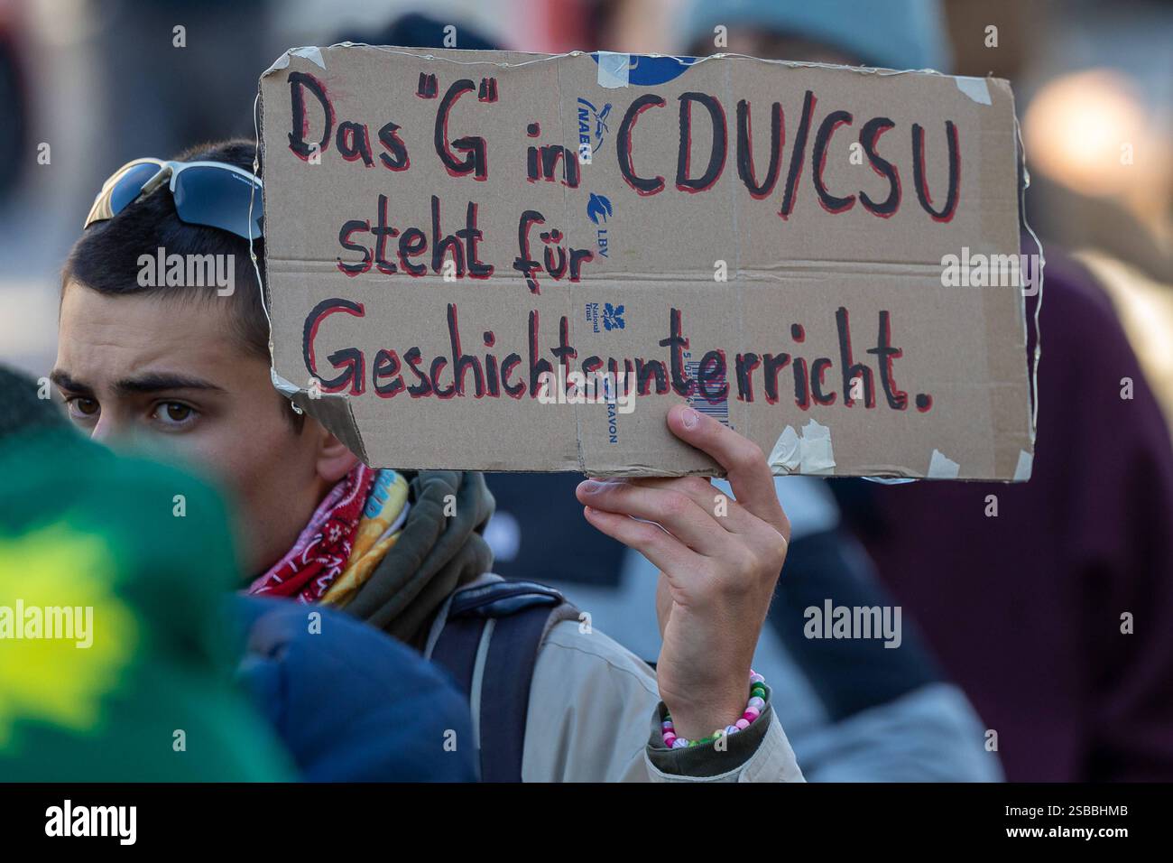 Demostration Brandmauer statt Rechtsruck, Nürnberg, 02.02.2025 ...
