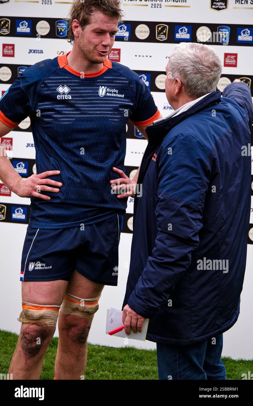 Estadio Central UCM, Madrid, Spain. 02th Feb, 2025. Men's Rugby Europe