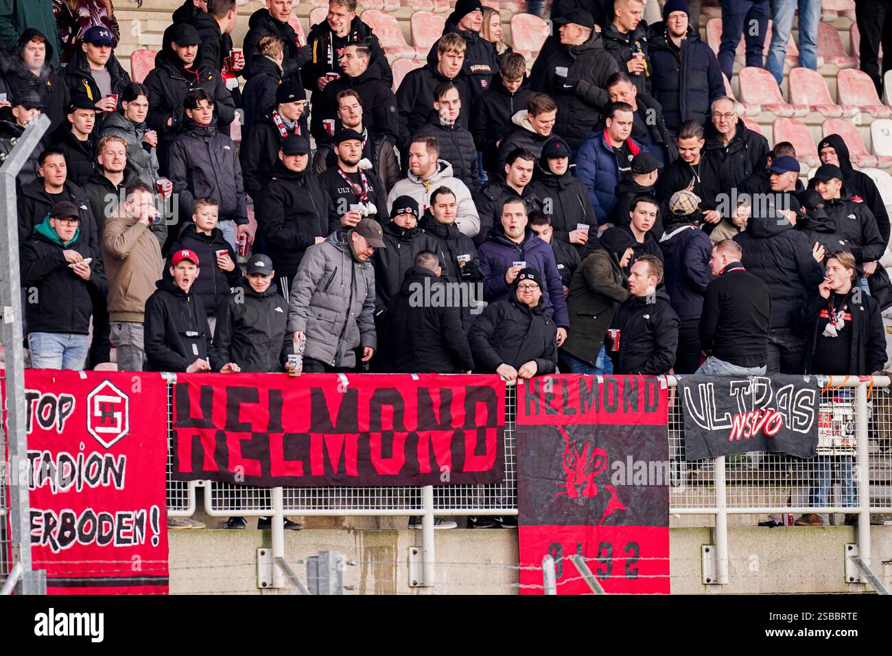 Frans Fans Oss, Netherlands. 02nd Feb, 2025. OSS, NETHERLANDS - FEBRUARY 2: Fans ...