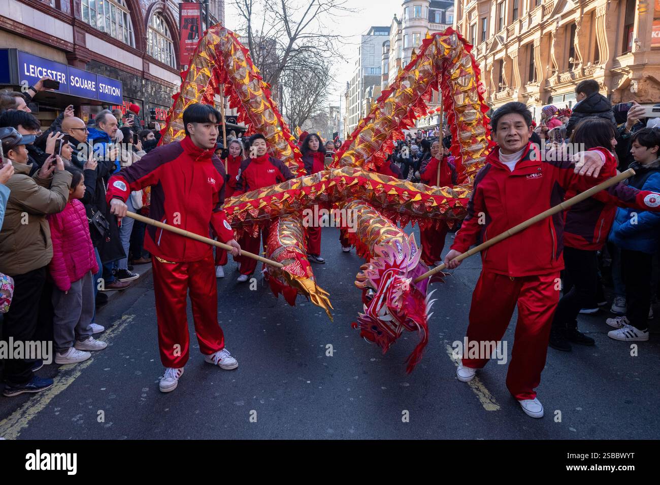 02 February 2025. London, UK. Performers take part in the annual