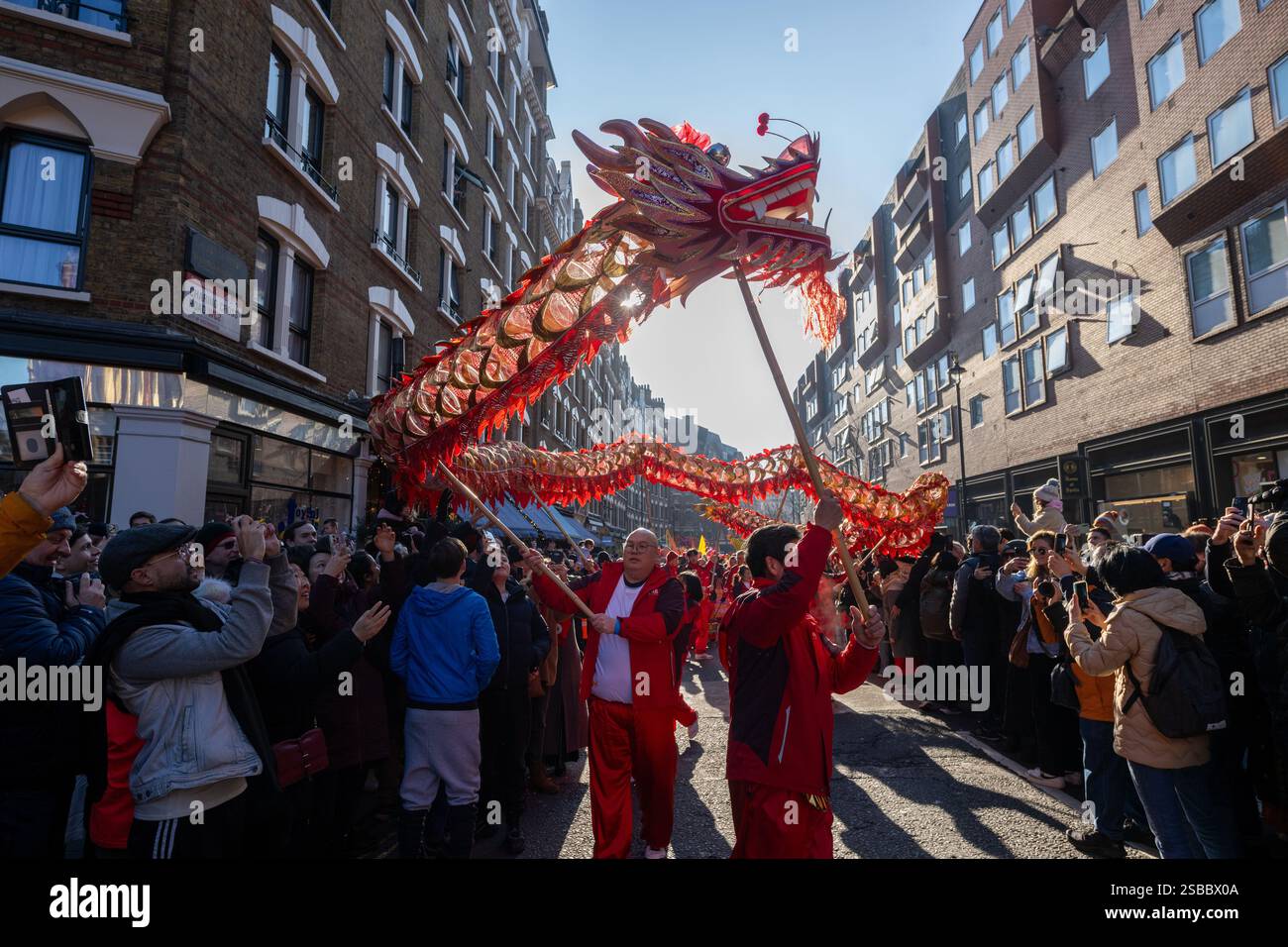 02 February 2025. London, UK. Performers take part in the annual