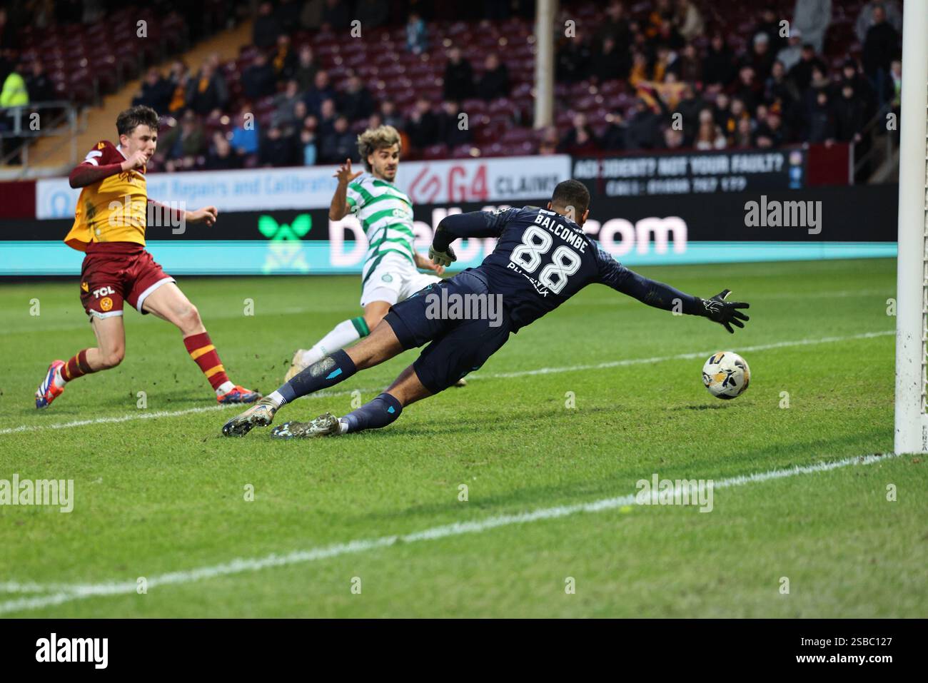 Celtic’s Jota scores their side's third goal of the game during the ...
