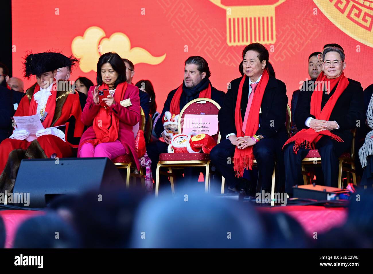 LONDON, ENGLAND 2nd February 2025 Trafalgar square Chinese culture