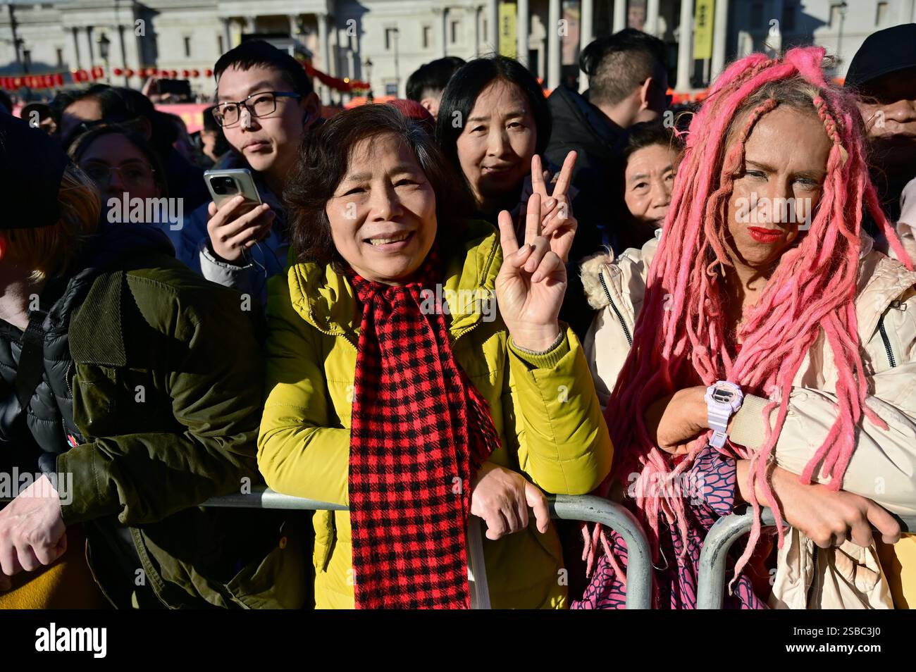 LONDON, ENGLAND 2nd February 2025 Trafalgar square Chinese culture