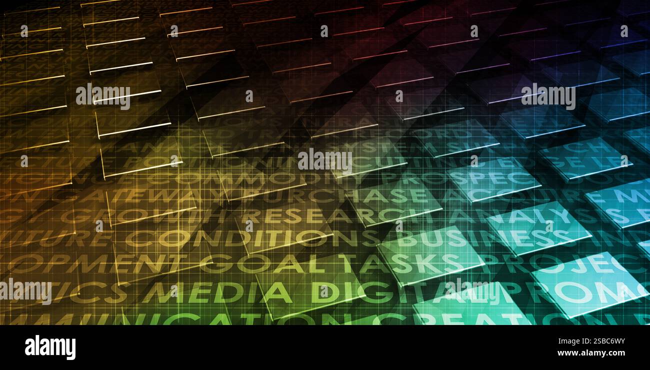Technology Background as a Digital Abstract Art Stock Photo