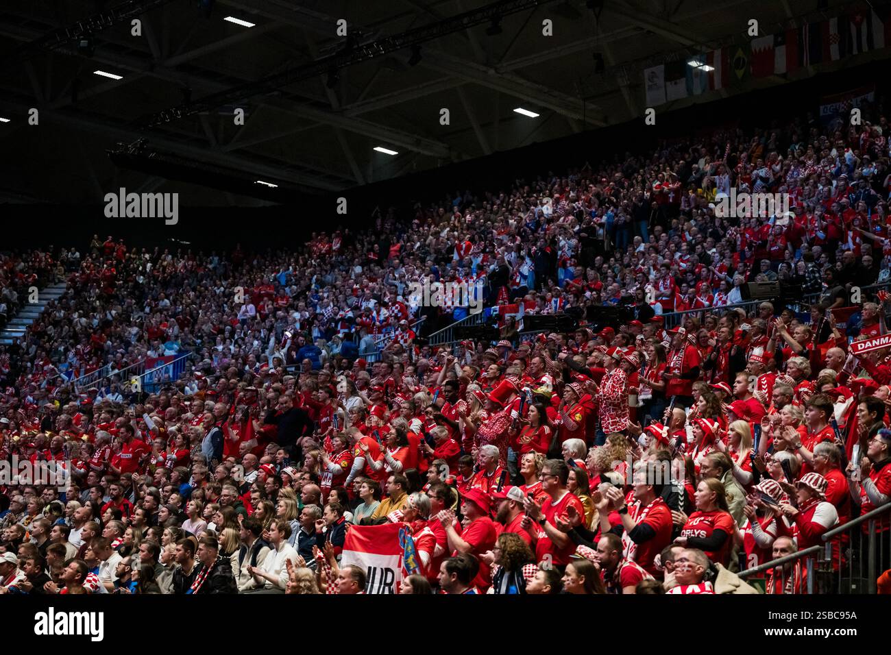 250202 Spectators in the stands during the 2025 IHF World Men's