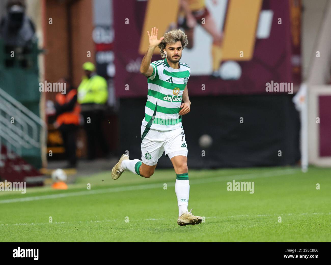Celtic’s Jota comes on to make his debut during the William Hill ...