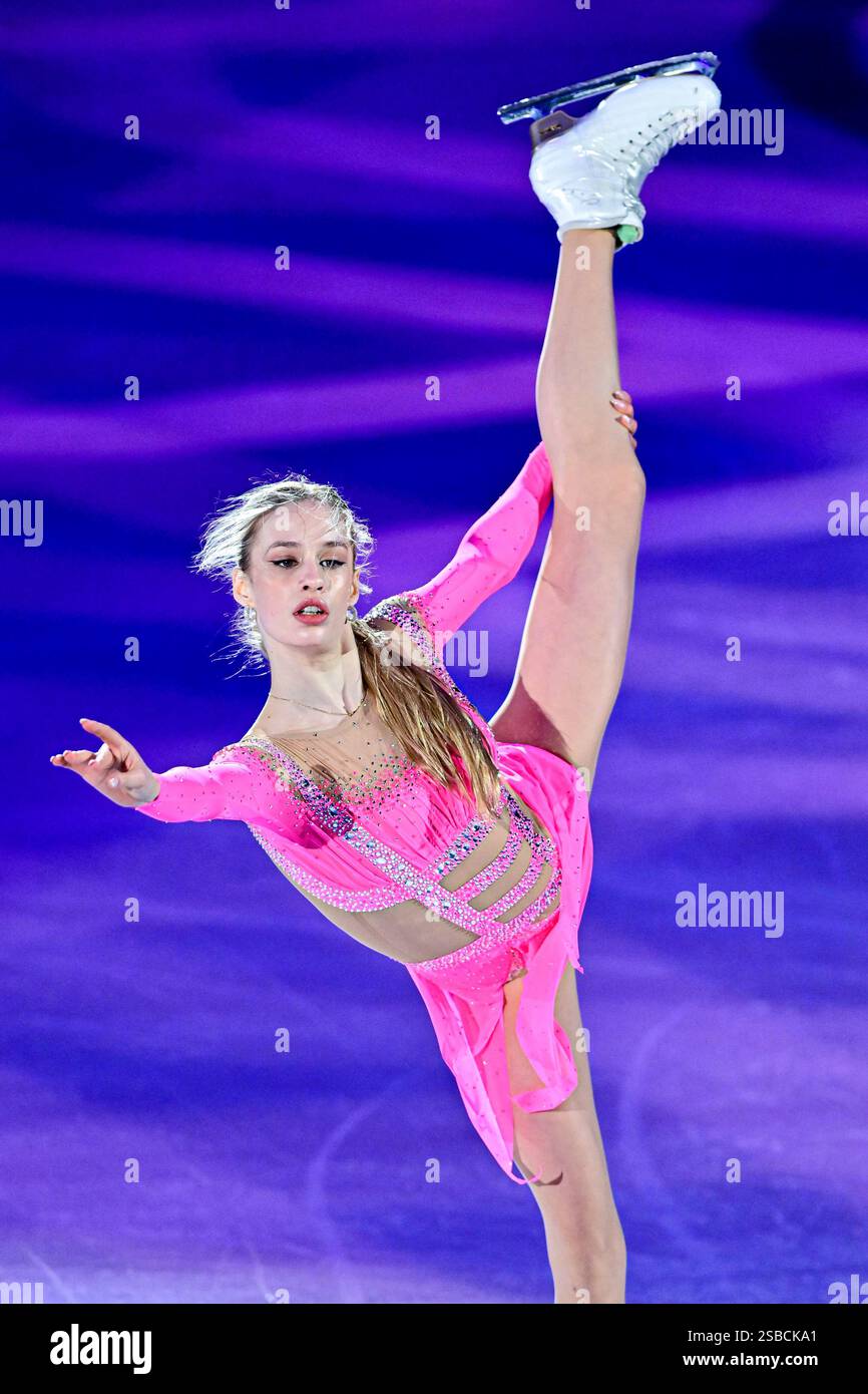 Kimmy REPOND (SUI), during the Exhibition Gala, at the ISU European