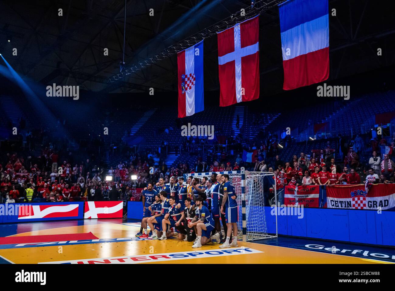 250202 Bronze medalist France after the 2025 IHF World Men's Handball