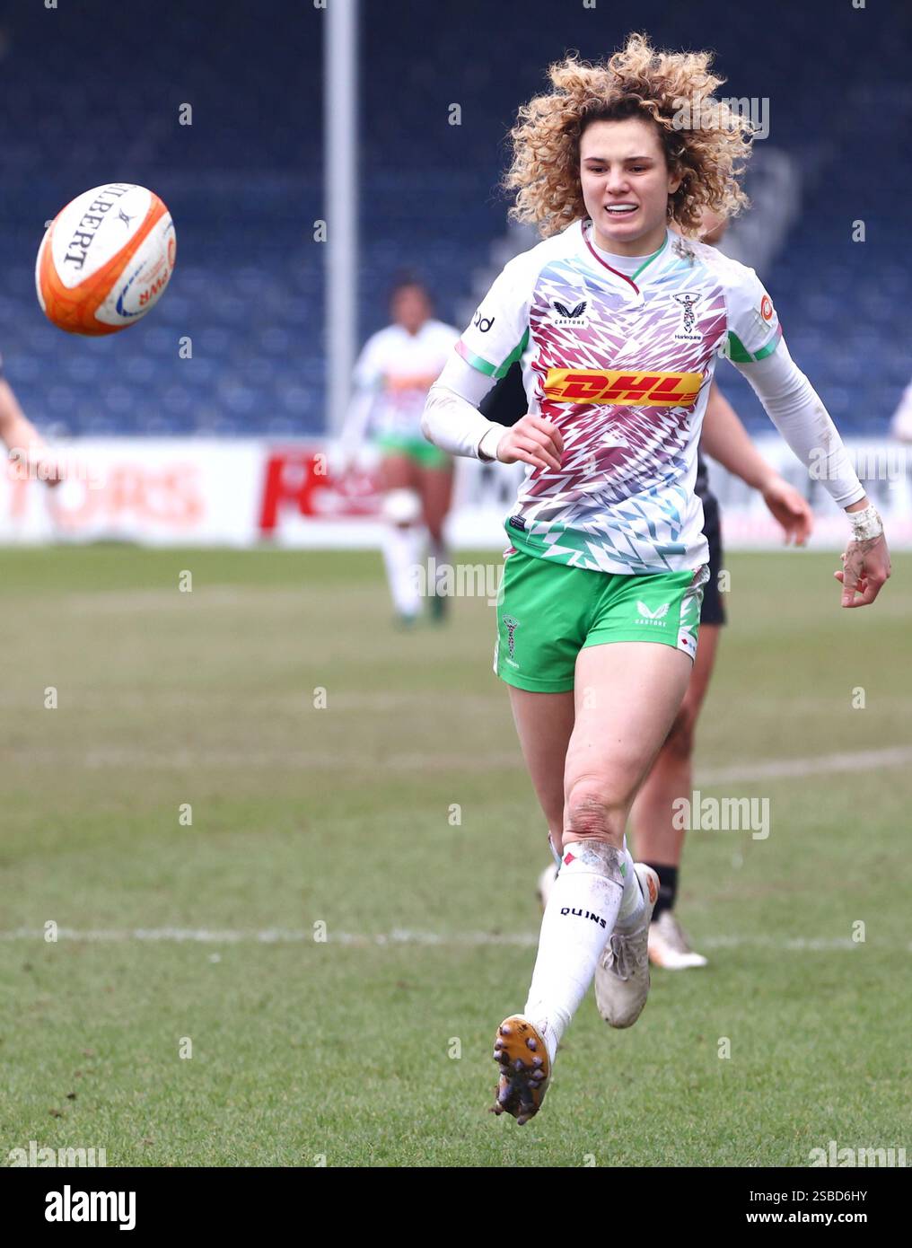 Exeter, Devon, UK. 2nd Feb, 2025. PWR Professional Women's Rugby Exeter ...