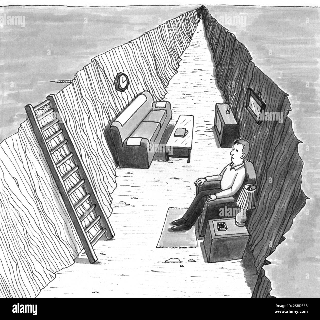 In a rut concept hi-res stock photography and images - Alamy