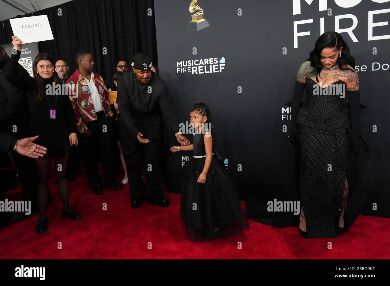 Adeya Young-White, right, and daughter Kehlani , are seen in the red ...