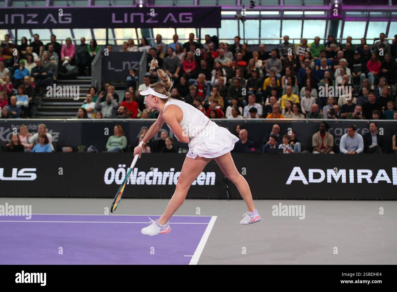 LINZ, AUSTRIA FEBRUARY 2 Ekaterina Alexandrova in action during the