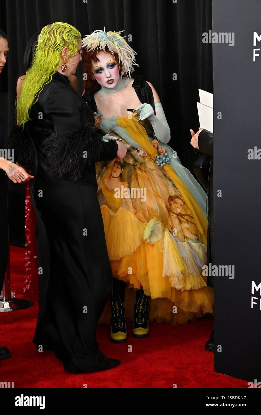 Chappell Roan arriving to the 67th Annual Grammy Awards held at Crypto